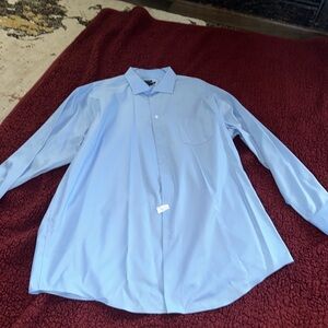 Pronto Uomo Blue Dress Shirt Classic Style